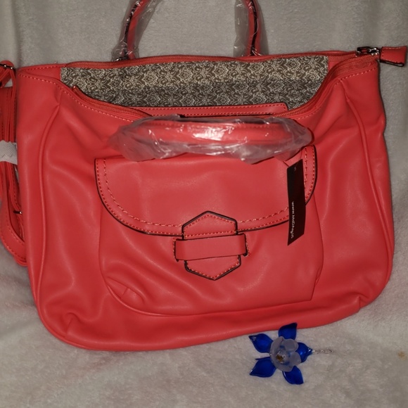 MODA CORAL satchel purse tote - Picture 2 of 8